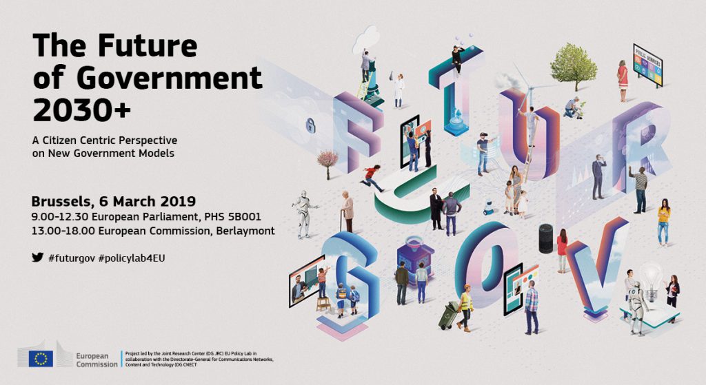 The Future of Government 2030+ project final event. The project combines design and foresight approaches with citizen engagement methods, with special focus given to citizens’ insights.