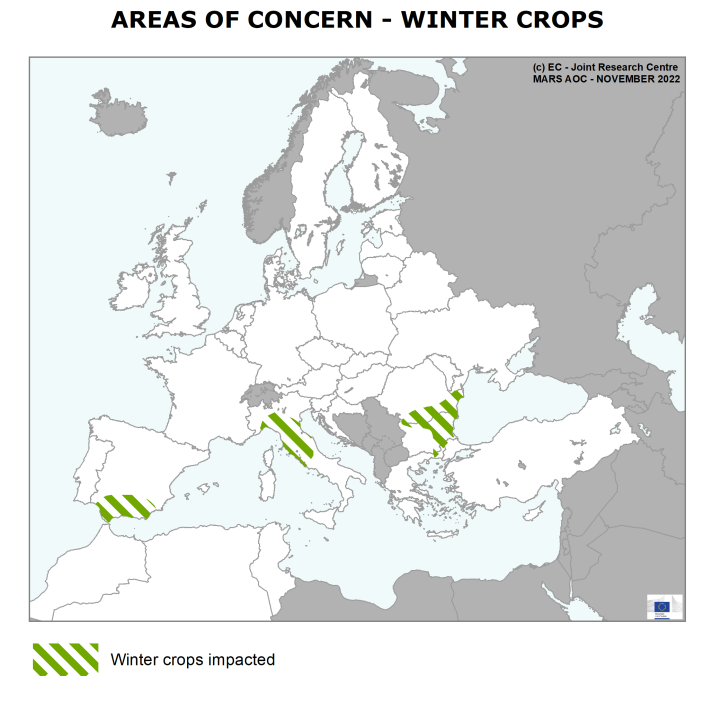 areas of concern - winter crops 