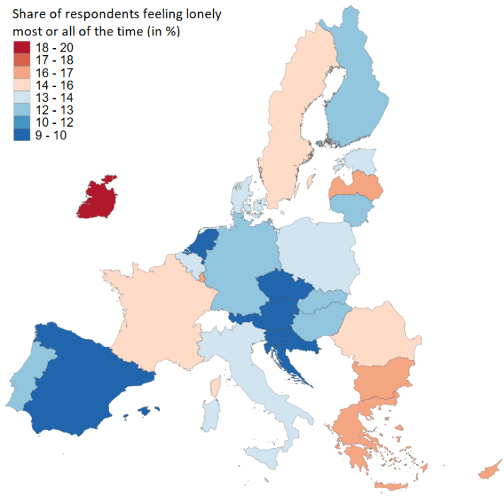 Loneliness Prevalence In The EU