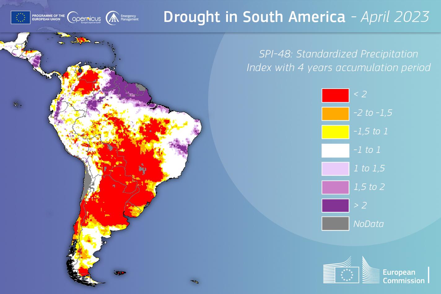 الجفاف في أمريكا الجنوبية