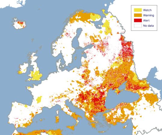 Drought in Europe - September 2024 - 2nd ten-day period