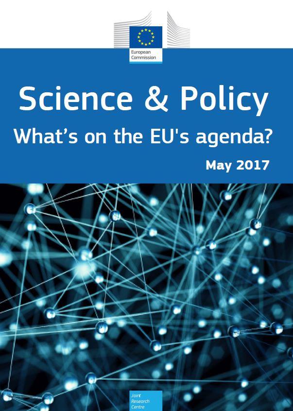 Cover of the Newsletter Science and Policy: What's on the EU's agenda? May 2017
