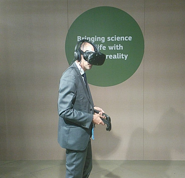 Exhibition attendees had the opportunity to virtually explore the JRC’s laboratories