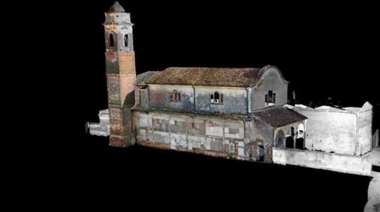 JRC-developed technology for mapping damaged historical buildings Copyright: EU, Gexcel