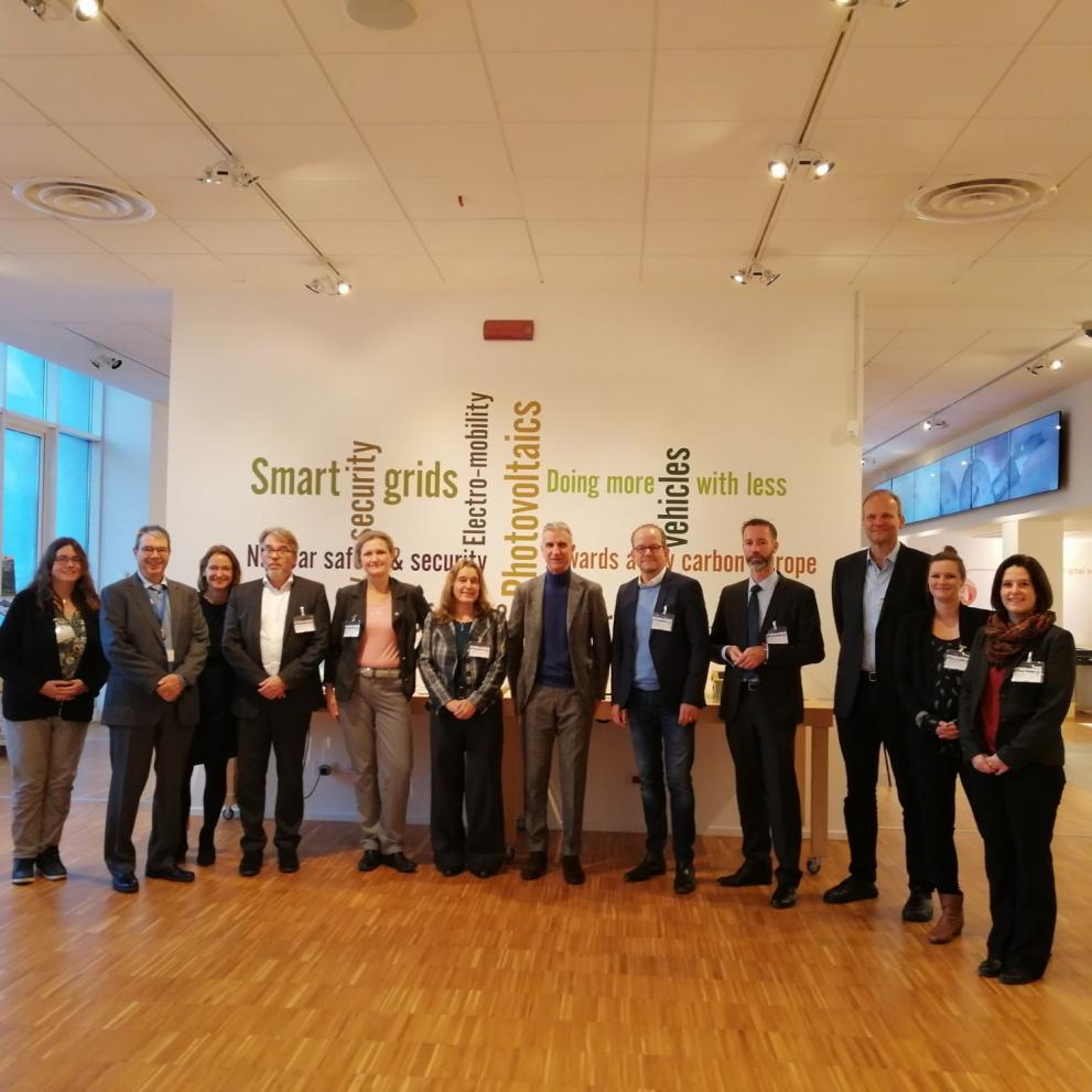 Group photo: Representatives from the University of Hohenheim and JRC colleagues at the RFA kick-off