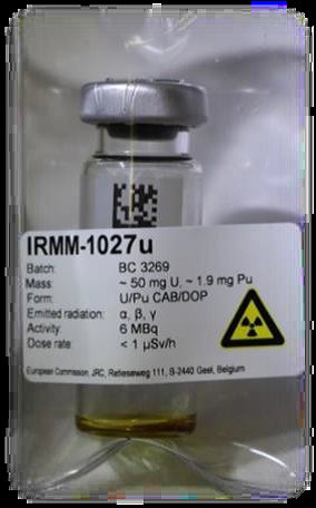 Units of IRMM-1027u LSD spike  treated with CAB/DOP, JRC G.2