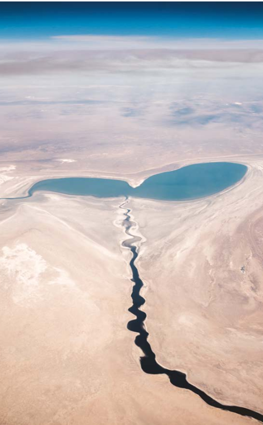 Once one of the world's largest lakes, the Aral Sea used to be fed by two main rivers, the Amu Darya and Syr Darya.