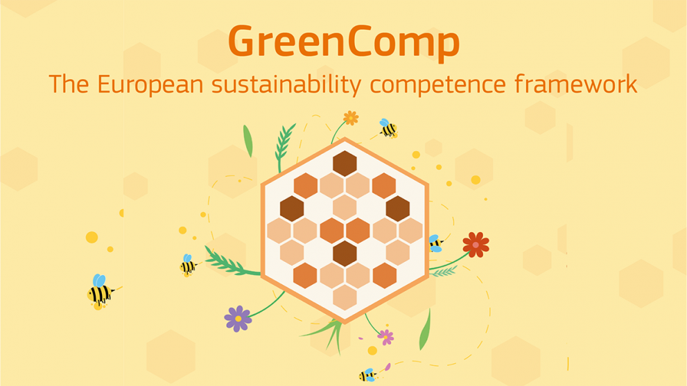 GreenComp avatar, bees and hive