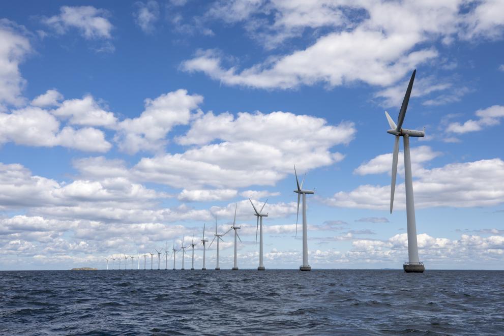 Image of offshore wind mills