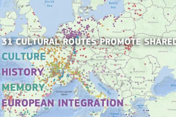 Cultural routes are among the interactive maps in the new JRC Story Maps tool