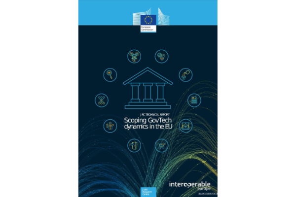 Report cover: Scoping GovTech dynamics in the EU