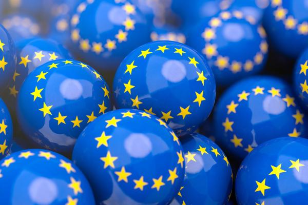 Europe flag balls 